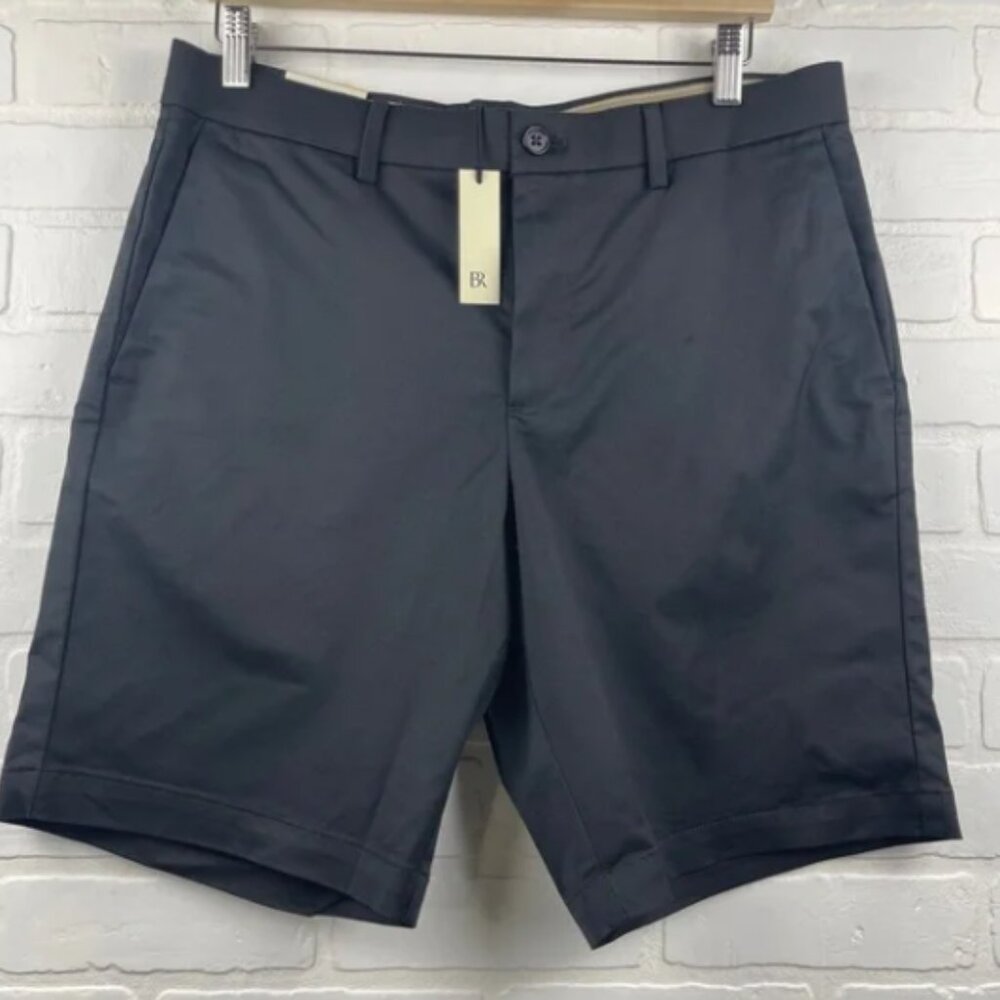 Banana Republic Men's Black Shorts Core Temp Short 9" 33 golf travel neutral